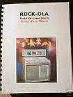 Rock ola 426 Grand Prix II Jukebox Manual