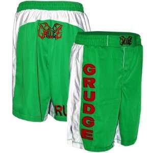  Grudge Fight Wear Arrow Green MMA Shorts (Size=40): Sports 