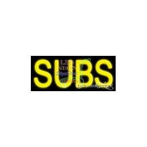  Subs Neon Sign 10 Tall x 24 Wide x 3 Deep: Everything 