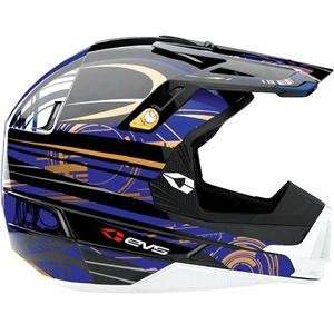 EVS Factor Bullseye Helmet   X Small/Blue/Black 