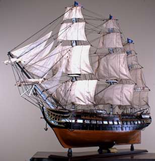 USS Constitution 52 wood model ship tall sailing boat  