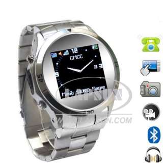GSM Cell Phone Unlocked Wrist Watch Mobile Camera MQ006  