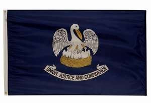 4x6 Louisiana Flag 4x6 Nylon LA State Flag Extra Strong American Made 