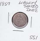 1875 Liberty Seated Dime US Coins Silver  