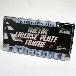  Memphis Tigers License Frame   Chrome: Sports & Outdoors