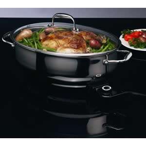  New   Deni 13 QT Stainless Steel Roaster   DENI 8410 Electronics