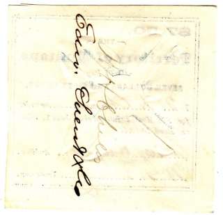   TERRITORY (  ) $7.50 Bond, NICE CRISP UNCIRCULATED Statehood 1889