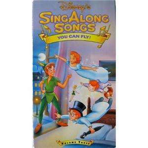 Disneys Sing Along Songs~You Can Fly, Vol 3   VHS, New  