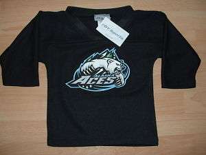 ALASKA ACES ECHL BLACK HOCKEY JERSEY TODDLER 18 MONTHS  