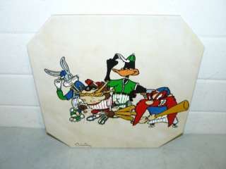 Looney Tunes Baseball Tile Bugs Bunny Taz Y.Sam Daffy  