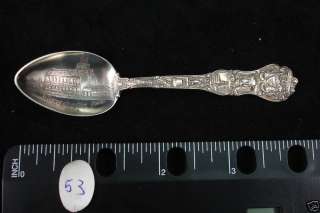   Sterling Silver Souvenir Spoon Philadelphia PA Independence Hall