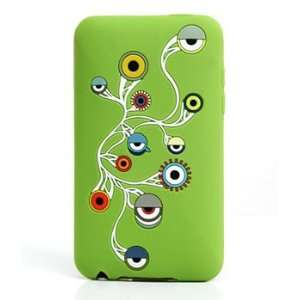   Eyeball Skin Case for iPod Touch 2G (Green)  Players & Accessories