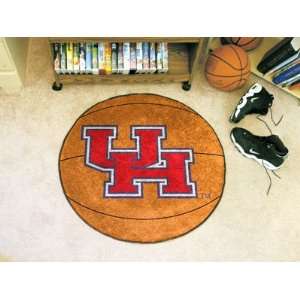   NCAA Houston Cougars Chromo Jet Printed Basketball Rug: Home & Kitchen