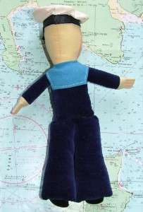 This is a c1940s MS Devonia ex Bibby Line Norah Wellings Sailor Doll 