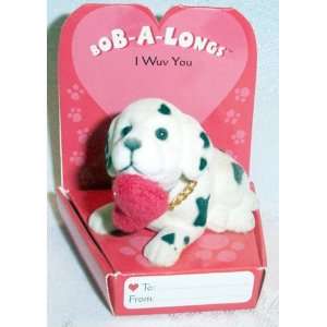  Bob A Longs Valentine I Wuv You Dalmation Dog with Heart 