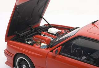   70566 1:18 BMW E30 M3 EVOLUTION CECOTTO EDITION RED DIECAST MODEL CAR