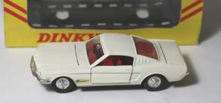 DINKY TOYS 161 1965 MUSTANG 2+2 WHITE IST ISSUE CELO  