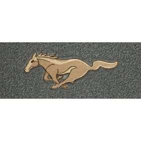 Logo 1964 1968 Ford Mustang Convertible Luxury 2 Pc Front Mats Luxury 