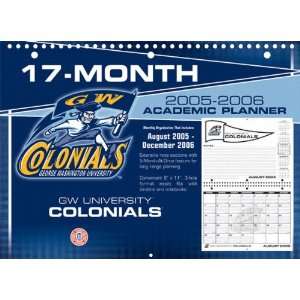   Washington Colonials 2006 8x11 Academic Planner: Sports & Outdoors