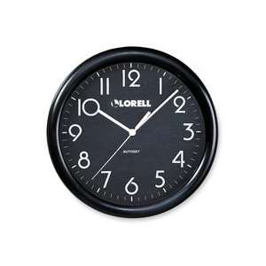     Wall Clock 10 Arabic Numerals Black Dial/Frame: Office Products