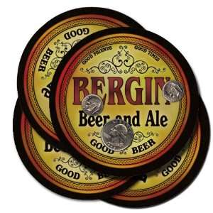  BERGIN Family Name Beer & Ale Coasters: Everything Else