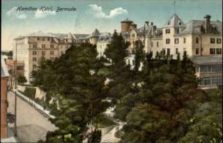 BERMUDA Hamilton Hotel c1910 Postcard  