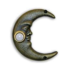  Crescent Moon Doorbell in Pewter Finish: Home Improvement