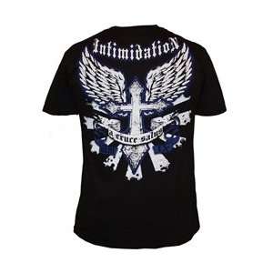  Intimidation Clothing Intimidation Cross MMA Shirt: Sports 