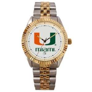 Miami Hurricanes Suntime Executive Mens NCAA Watch Sports 