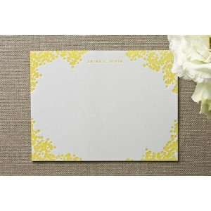  Blooming Border   Duplex Personalized Stationery Health 