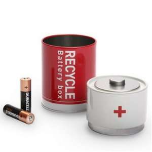  Recycle Battery Tin Box Used Batteries Waste Disposal 