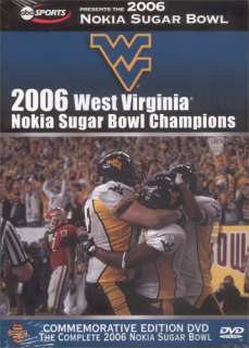 2006 SUGAR BOWL DVD New West Virginia Mountaineers  