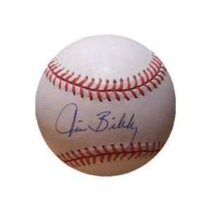 Jim Bibby autographed Baseball:  Sports & Outdoors