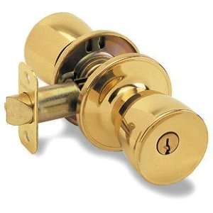   Solid Brass Single Dummy Door Knob Set Trim from the Belle Collecti