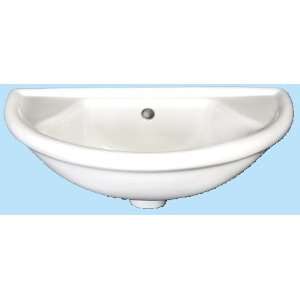   Sink Wall Mounted by Le Bijou   V905 in White: Home Improvement