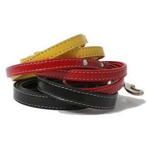  Solid Leather Dover Dog Leads 1/2X4FT RED