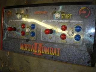 MORTAL KOMBAT 2 ARCADE CONTROL PANEL COMPLETE & WORKS!  