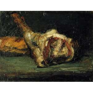   Life Bread and Leg of Lamb Paul Cezanne Hand Pain