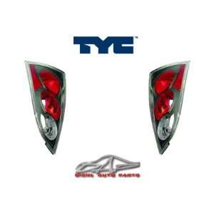  Ford Focus ZX5 Tail Lights Euro Black Taillights 2000 2001 