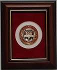  FOOTBALL framed 2011   2012 BCS National Championship colored coin