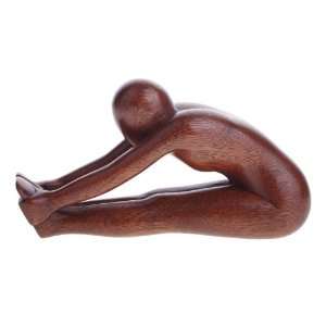   Knees Statuette~Wood Carving~Abstract Sculpture: Home & Kitchen