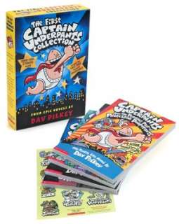   First Captain Underpants Collection Boxed Set, Books 