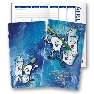  Custom Printed Smile A While Monthly Planner with Full Color Dental 