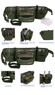 Lure Fishing Tackle Box Tackle Storage Bag Waist Bag ×2 Tackle Box 