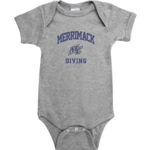  Merrimack Warriors Sport Grey Varsity Washed Diving Arch 