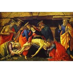  Hand Made Oil Reproduction   Alessandro Botticelli   24 x 