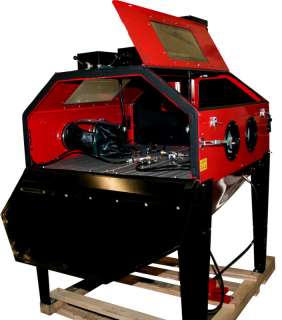 BB 3000XLD BVD MEDIA ABRASIVE SAND BLAST BLASTING CABINET  