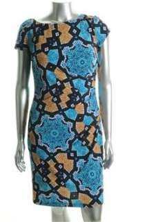 Muse NEW Printed Versatile Dress Stretch Ruched 14  