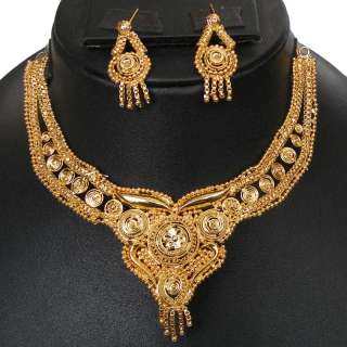 BOLLYWOOD INDIAN DESIGNER 22K GOLD PLATED BRIDAL SARI BINDI JEWELRY 