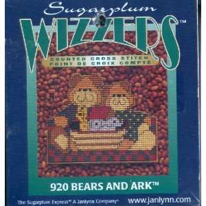 : BEARS AND ARK (Wizzers Counted Cross Stitch Kit , Sugarplum Wizzers 